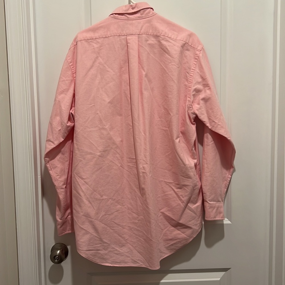 Polo Ralph Lauren Yarmouth Men’s Pink Button Up Size 16.5/35 - Picture 2 of 3